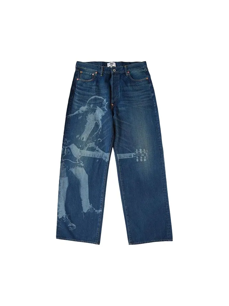Джинсы Junya Watanabe MAN AC/DC Relaxed Jeans 'Blue' — изображение 1 из 2, синий