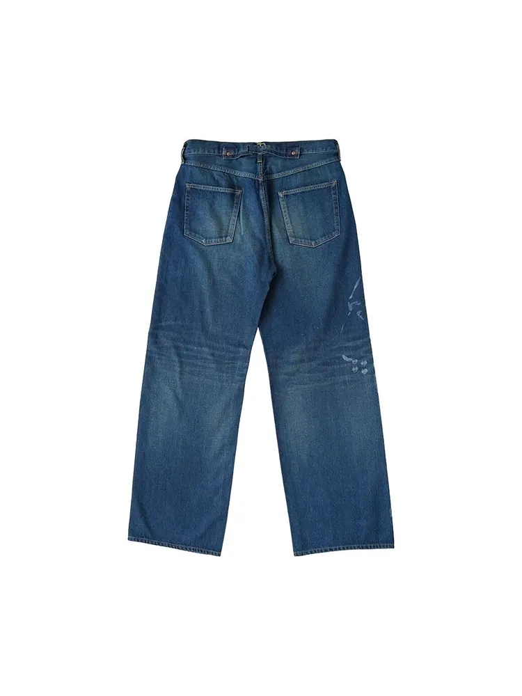 Джинсы Junya Watanabe MAN AC/DC Relaxed Jeans 'Blue' — изображение 2 из 2, синий