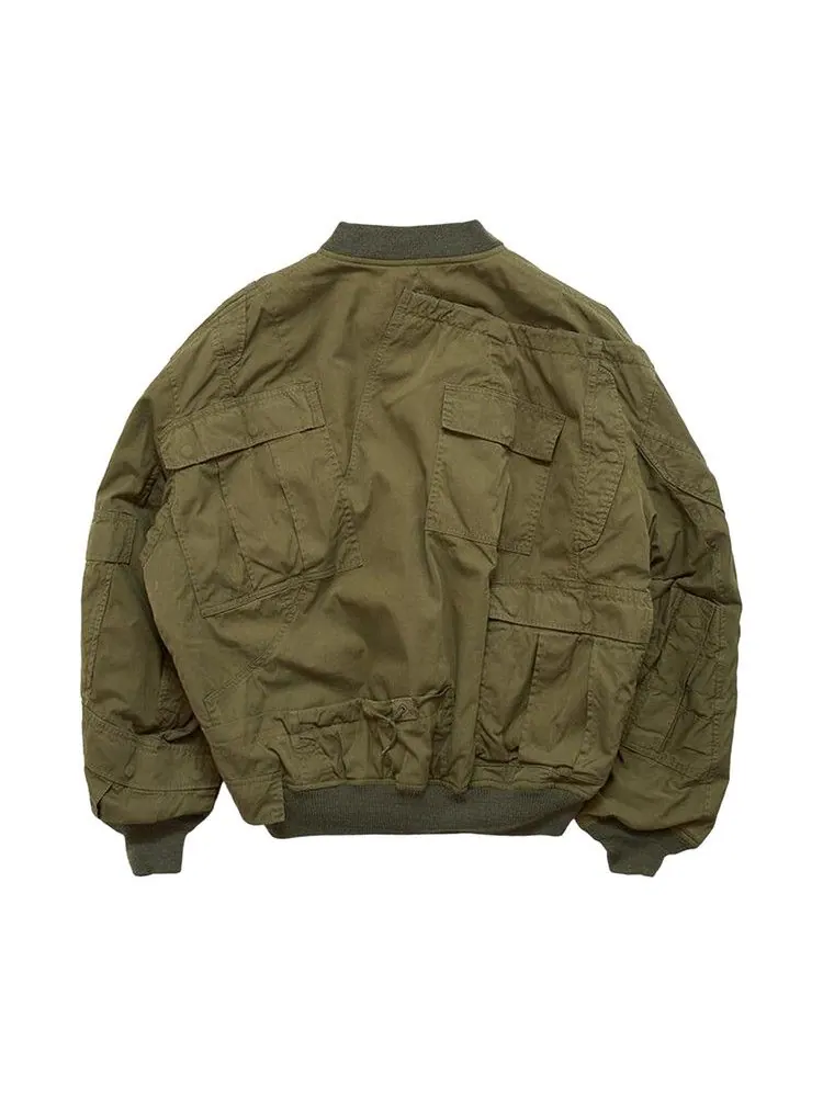 Бомбер Junya Watanabe MAN x Needles Patchwork Bomber — изображение 2 из 2, хаки