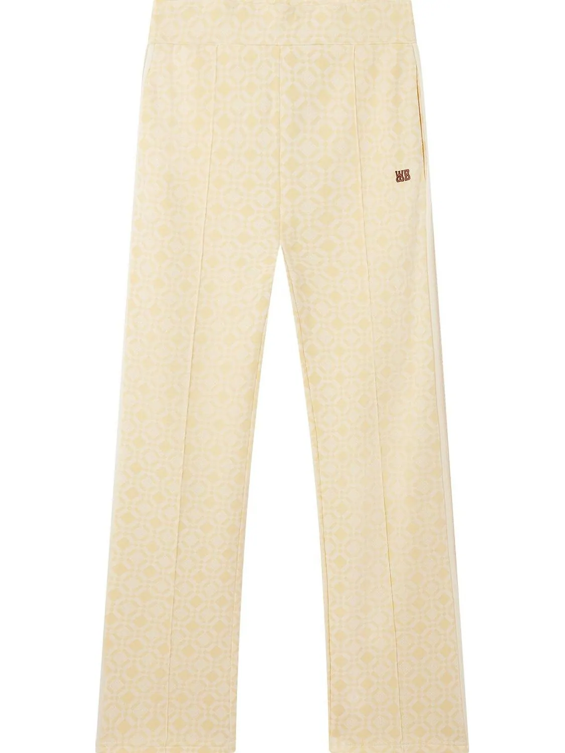 Брюки Wales Bonner Jersey Jacquard Shine Track Pants 'Yellow' — изображение 1 из 1, желтый
