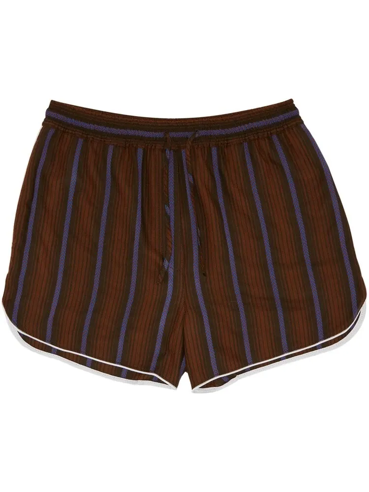Шорты Wales Bonner Life Shorts — изображение 1 из 3, коричневый