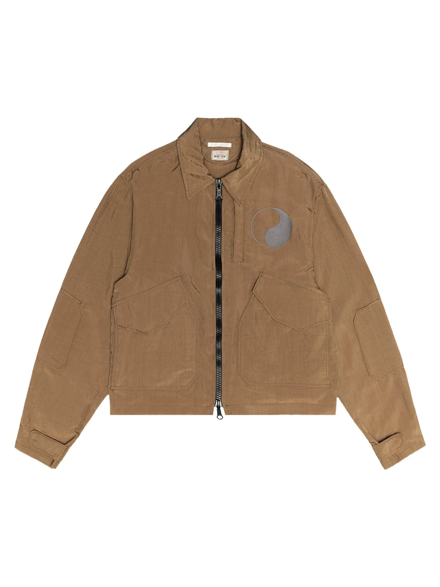 Параспасательная куртка Stussy x Our Legacy Work Shop Muddy Mustard Tech Canvas — изображение 1 из 2, желтый