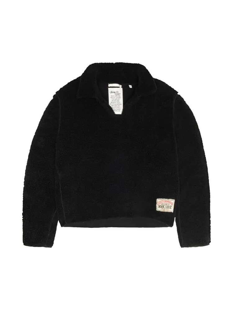 Пуловер Stussy x Our Legacy Work Shop Runner Fleece Pullover — изображение 1 из 2, черный