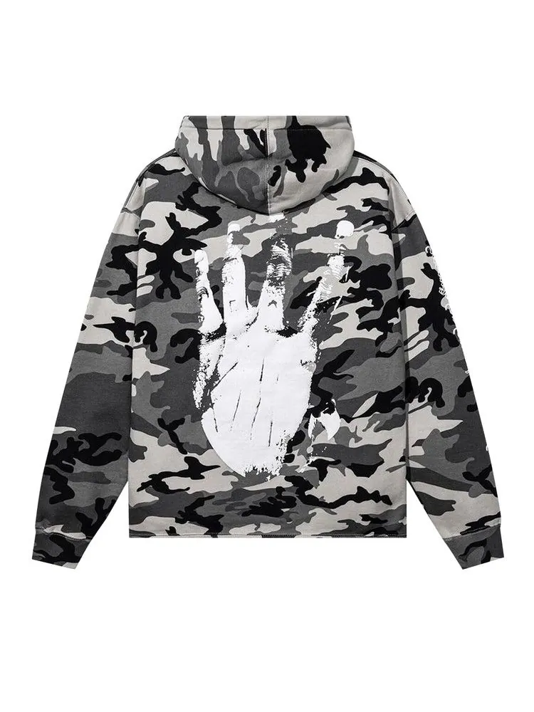 Худи Revenge x XXXTentacion Kill Hoodie — изображение 2 из 2, снежный камуфляж