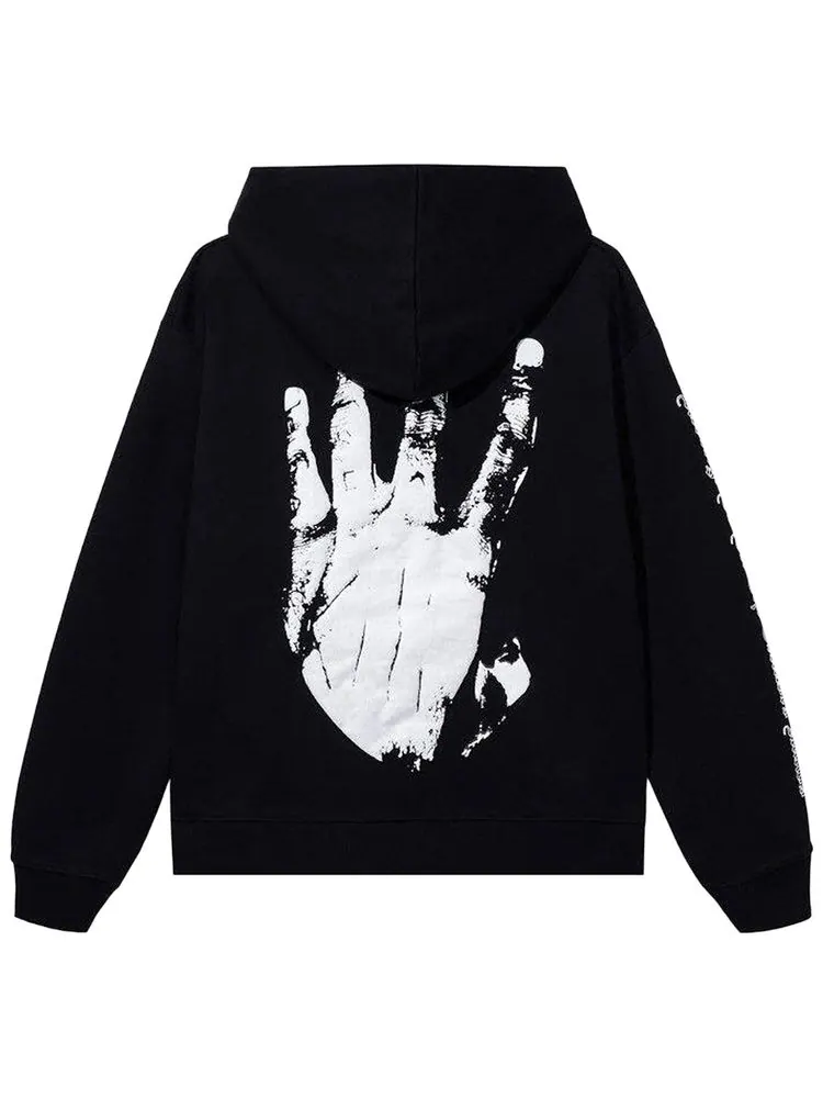 Худи Revenge x XXXTentacion Kill Outline Hoodie 'Black/White' — изображение 2 из 2, черный