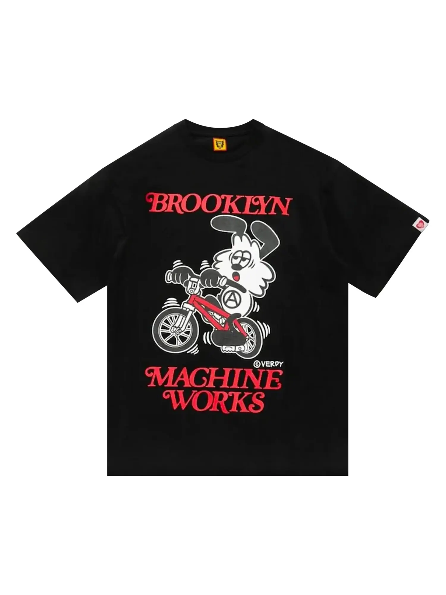 Футболка Human Made x Girls Dont Cry Brooklyn Machine Works Черная — изображение 1 из 1, черный
