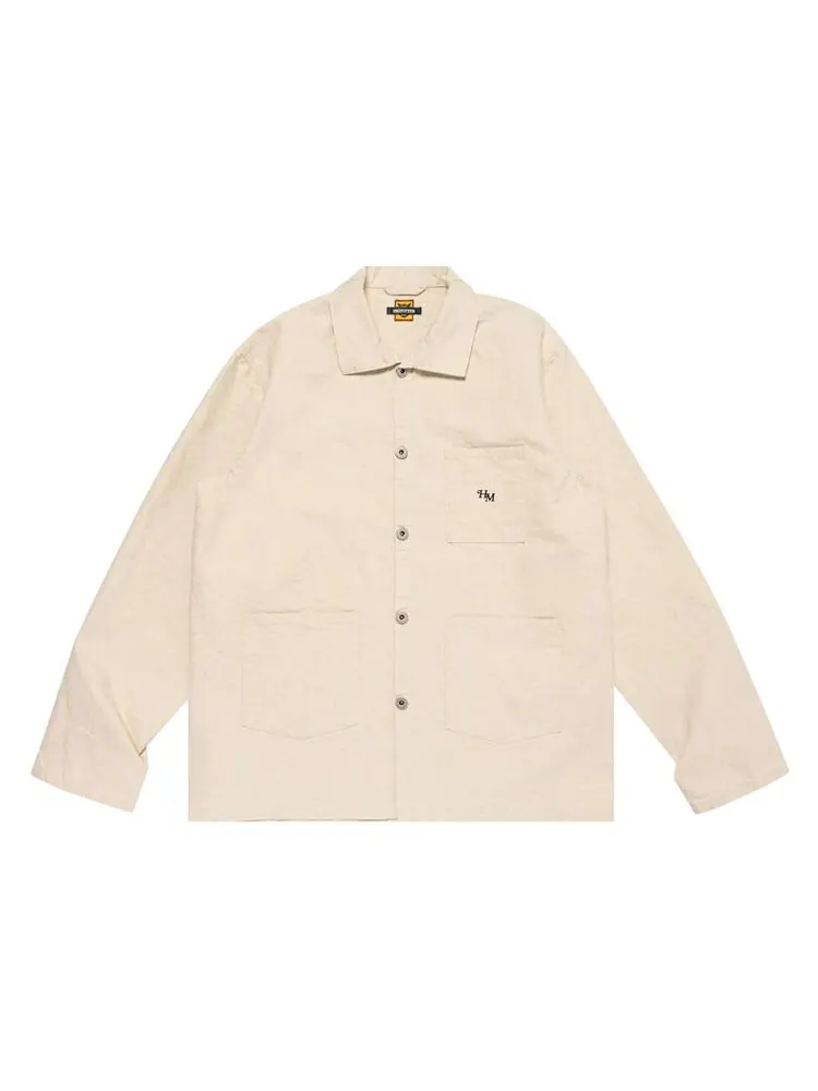 Куртка Human Made Coverall Jacket White — изображение 1 из 2, белый