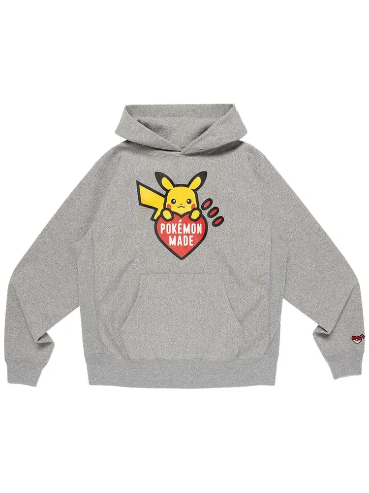 Толстовка Human Made x Pokemon Made Heavyweight Hoodie — изображение 1 из 2, серый