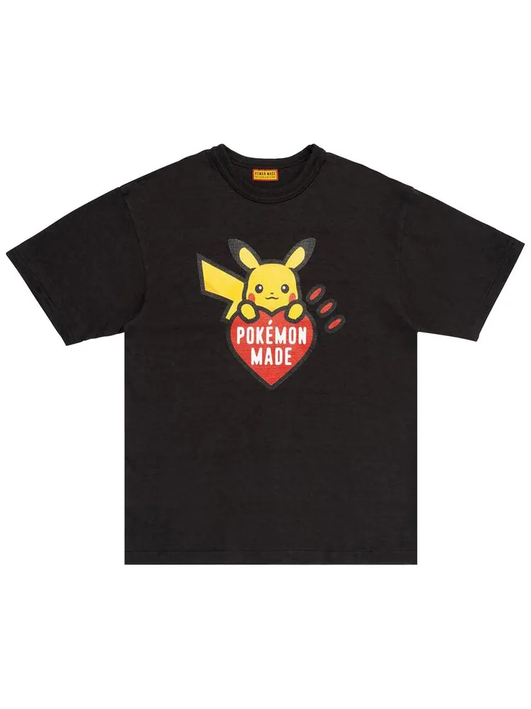 Футболка с графическим принтом Human Made x Pokemon Made — изображение 1 из 2, черный