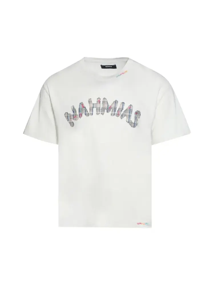 Футболка Nahmias Dusty Rainbow Applique Tee — изображение 1 из 1, белый