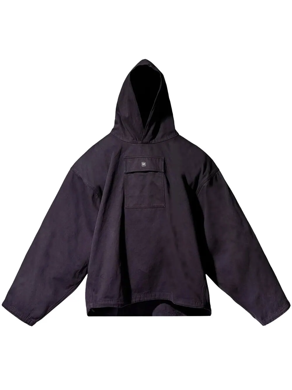 Анорак Yeezy Gap Engineered by Balenciaga из сатина — изображение 1 из 2, черный