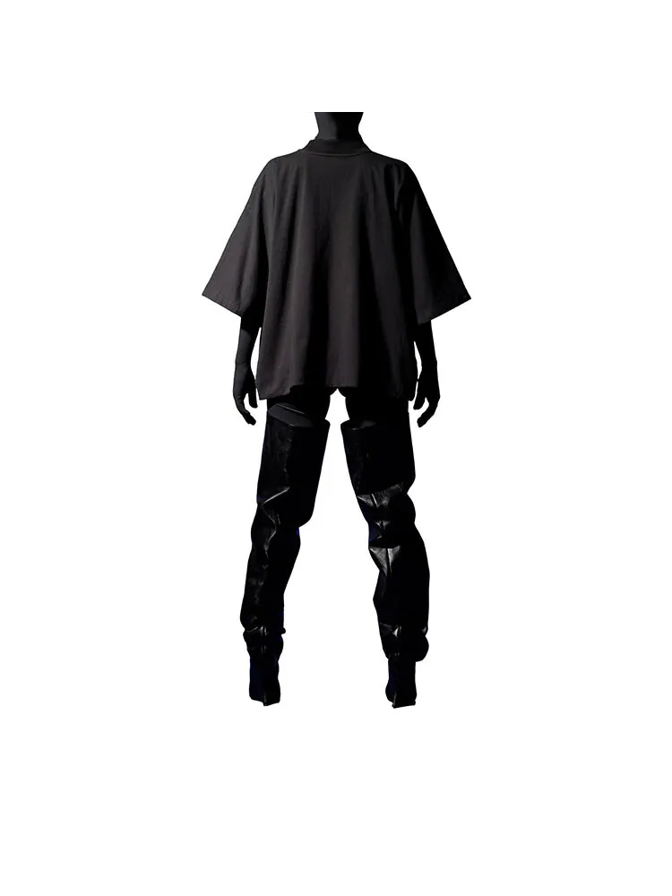 Футболка Yeezy Gap Engineered by Balenciaga Logo No Seam — изображение 6 из 7, темный серый