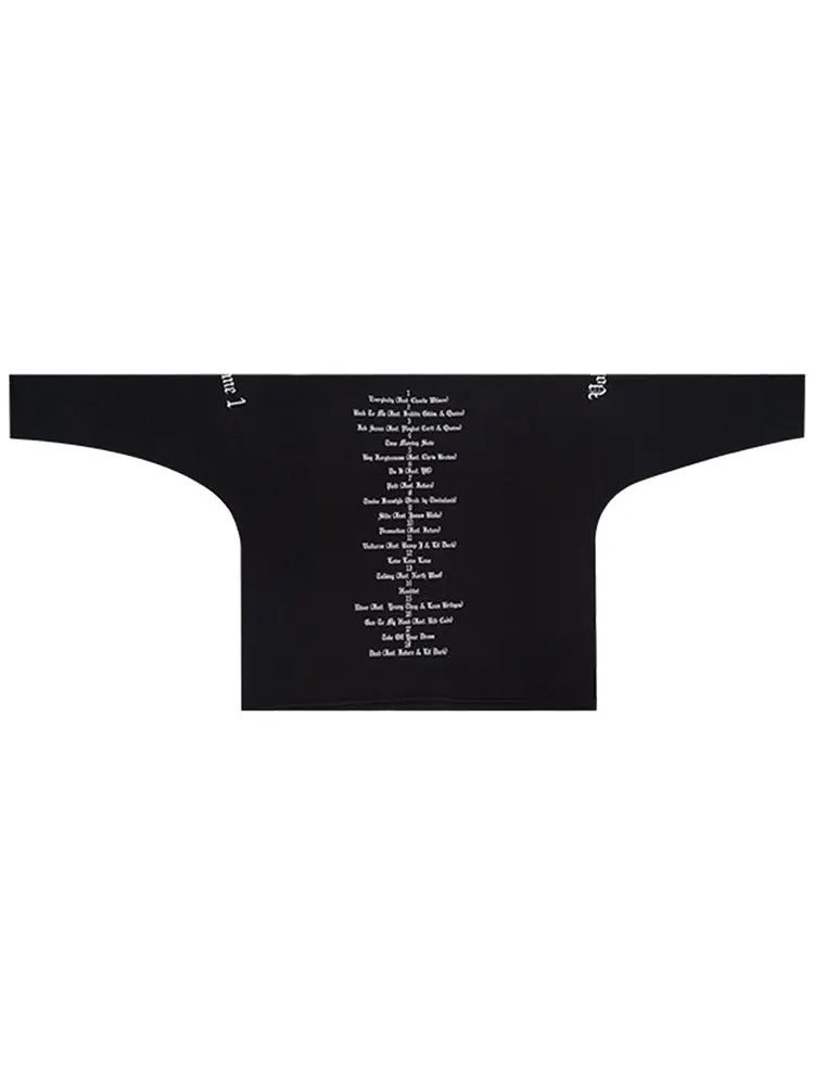Лонгслив YZY Gosha Vultures Long T — изображение 2 из 2, черный