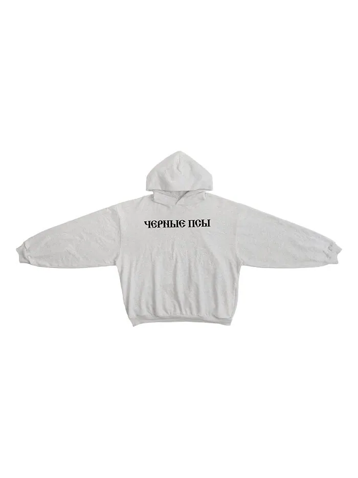 Толстовка YZY x Gosha «Black Dogs», серая — изображение 1 из 11, серый