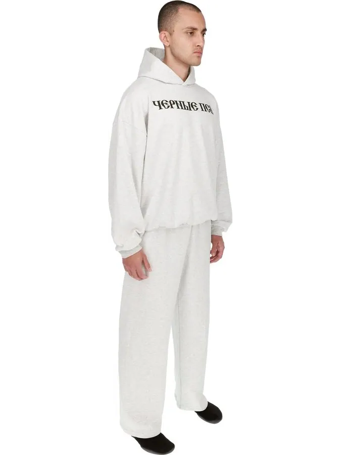 Толстовка YZY x Gosha «Black Dogs», серая — изображение 11 из 11, серый