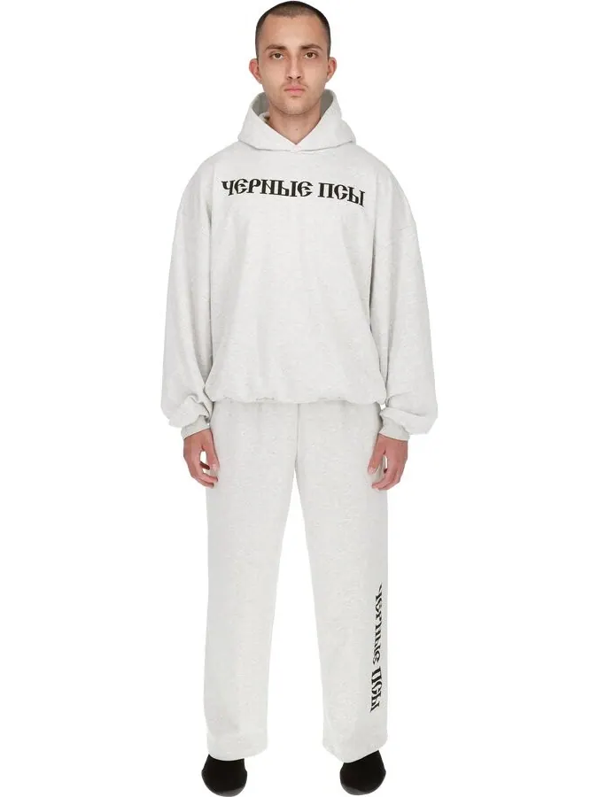 Толстовка YZY x Gosha «Black Dogs», серая — изображение 4 из 11, серый
