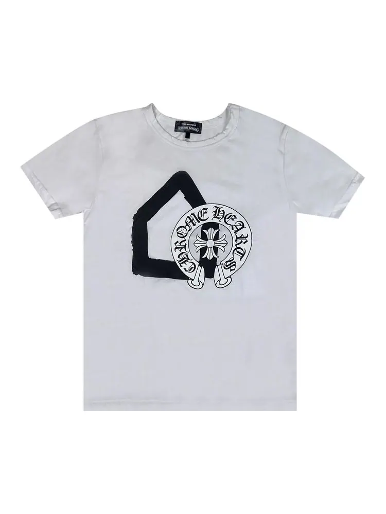 Футболка Comme des Garçons x Chrome Hearts Tee 'White' — изображение 1 из 2, белый