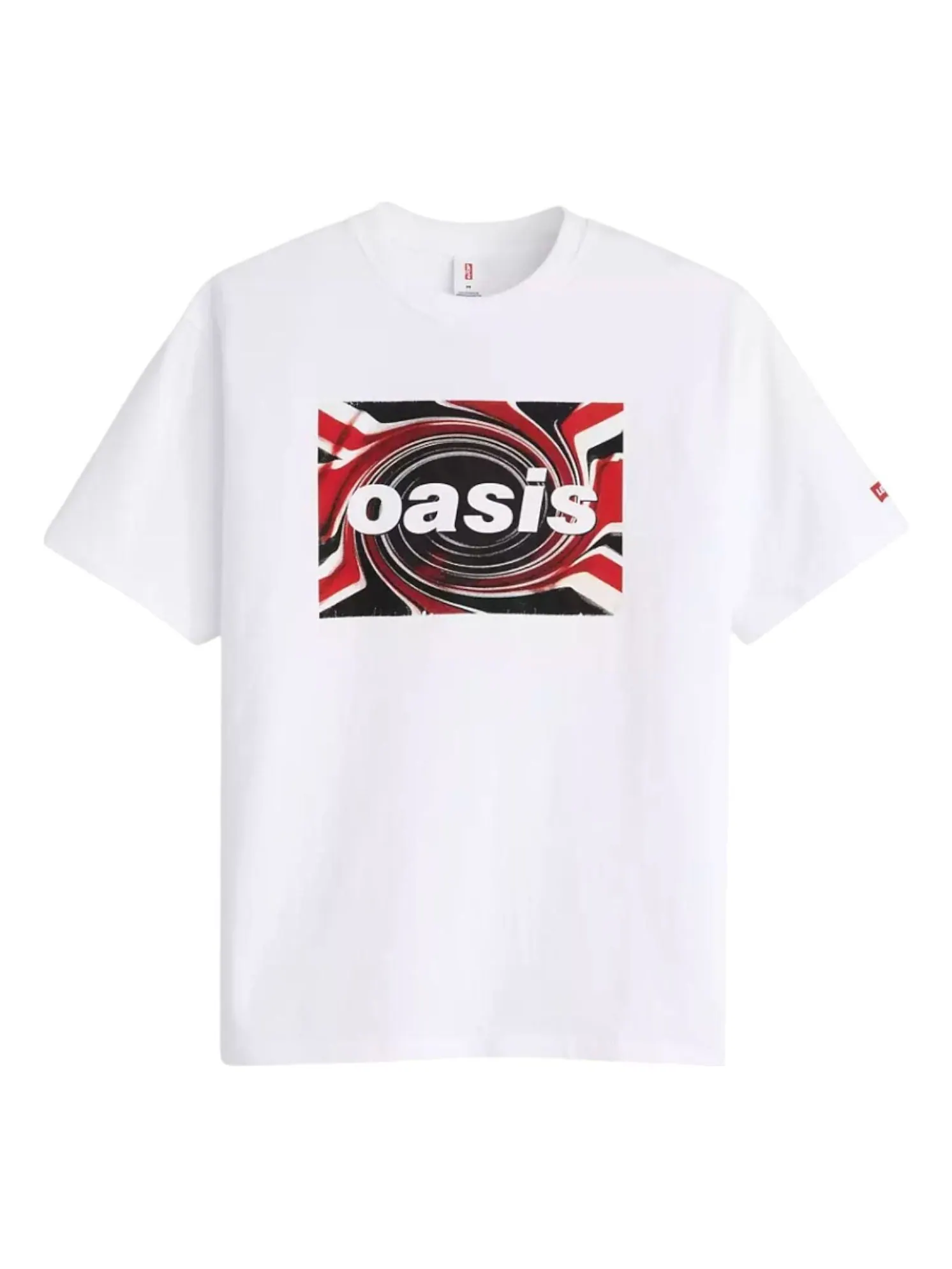 Футболка Levi's X Oasis Band T-Shirt 'White' — изображение 1 из 3, белый
