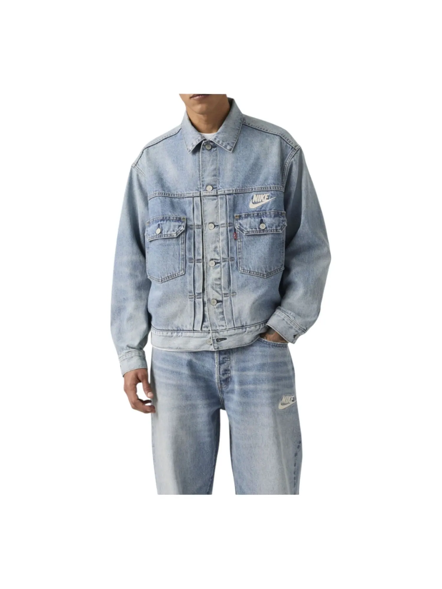 Куртка Nike x Levi's Trucker Jacket 'Denim' — изображение 1 из 6, синий