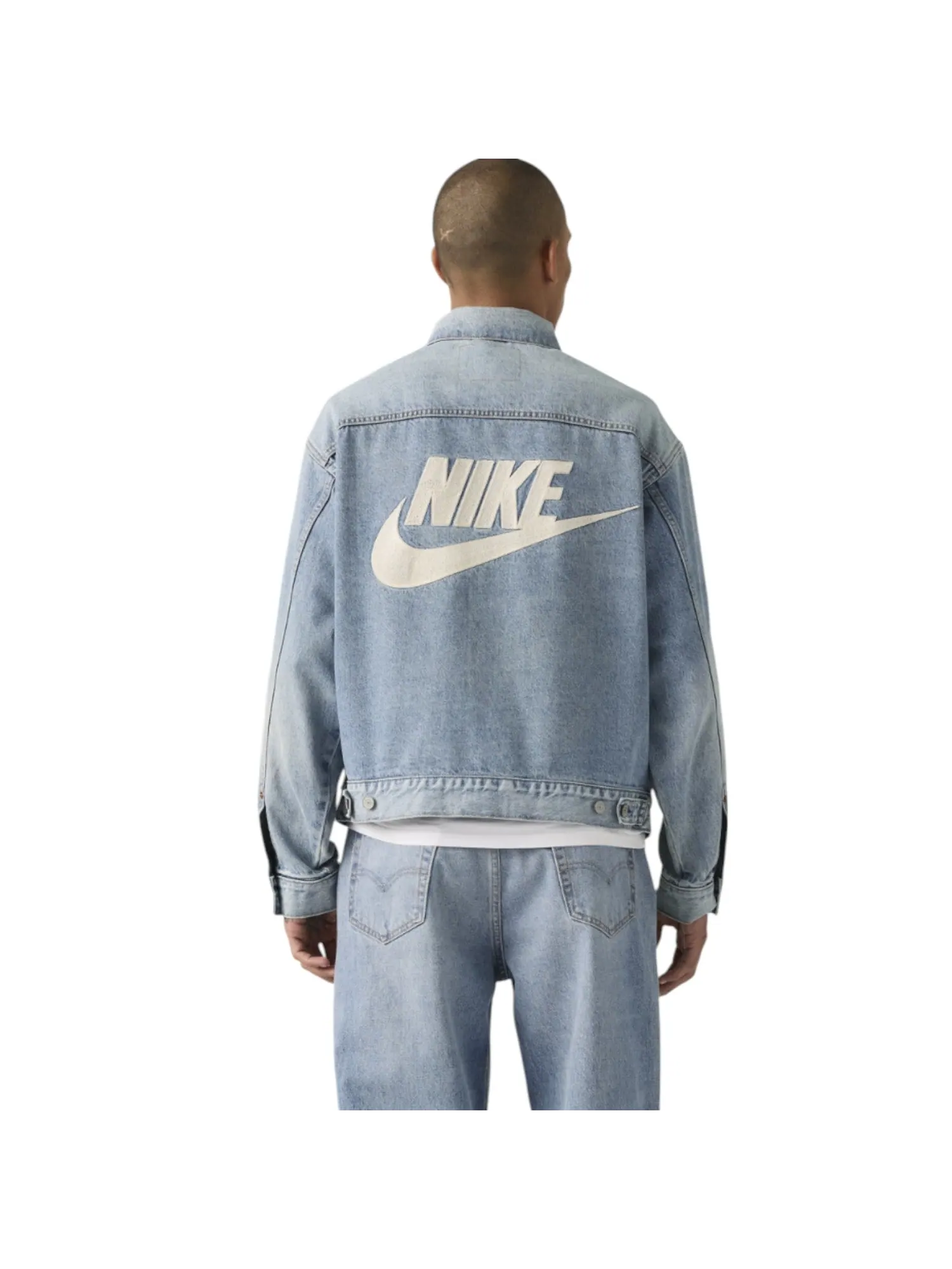 Куртка Nike x Levi's Trucker Jacket 'Denim' — изображение 3 из 6, синий