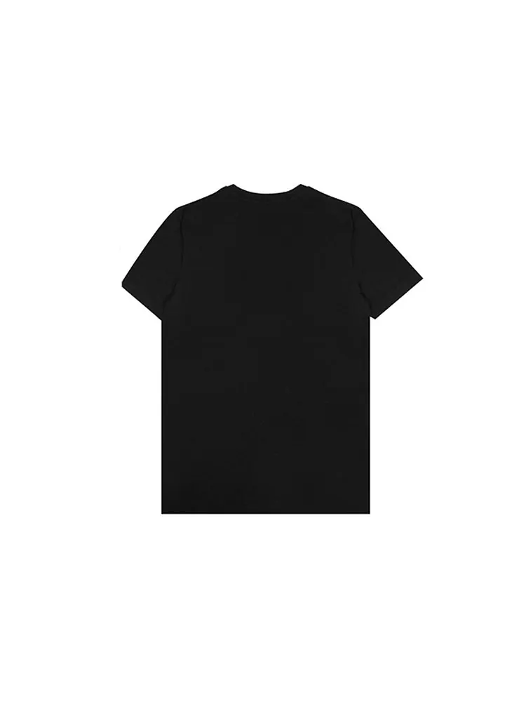 Футболка DIOR CD Icon Logo Embroidered Short-Sleeved Black 013J600A0589-C989 — изображение 2 из 5, черный