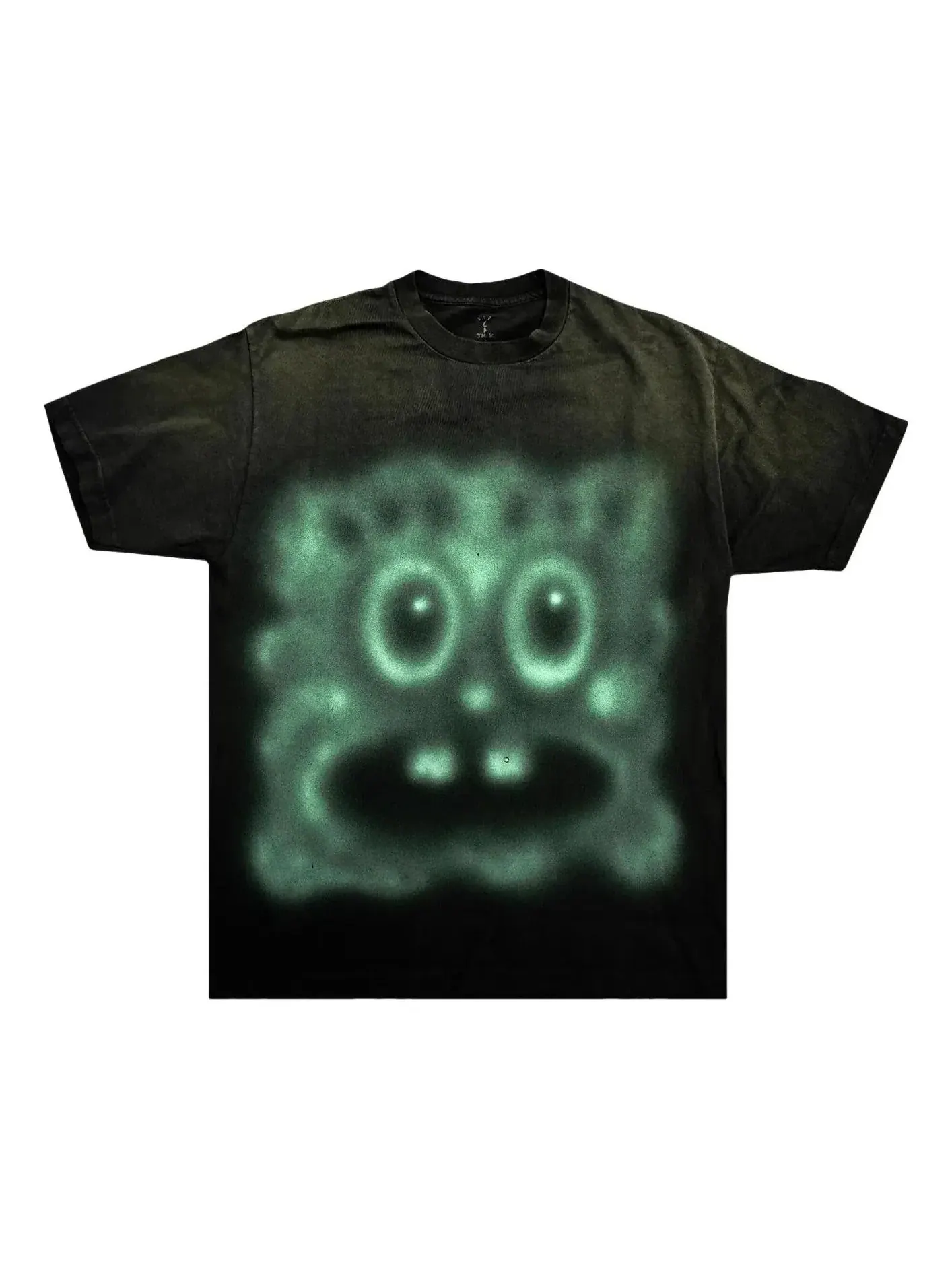 Футболка Cactus Jack от Travis Scott x Spongebob Krabby Patty — изображение 1 из 2, черный