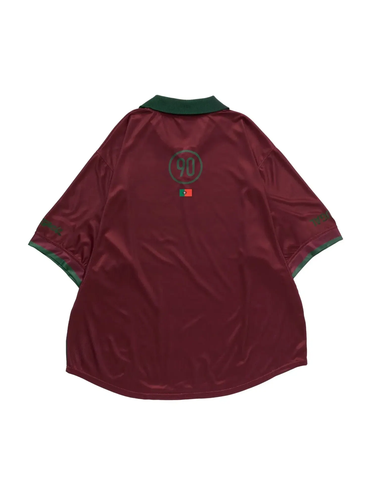 Мужская футболка с принтом Cactus Jack by Travis Scott x Nike Portugal Total 90 Retro Jersey — изображение 2 из 2, бордовый