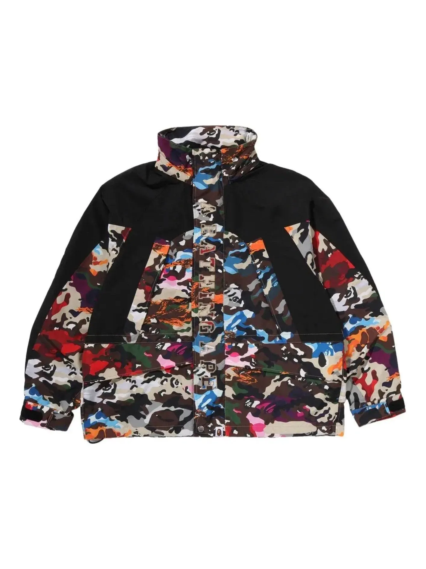 Мужская куртка с камуфляжным принтом Hybrid Camo Snowboard Jacket A Bathing Ape — изображение 1 из 4, мульти