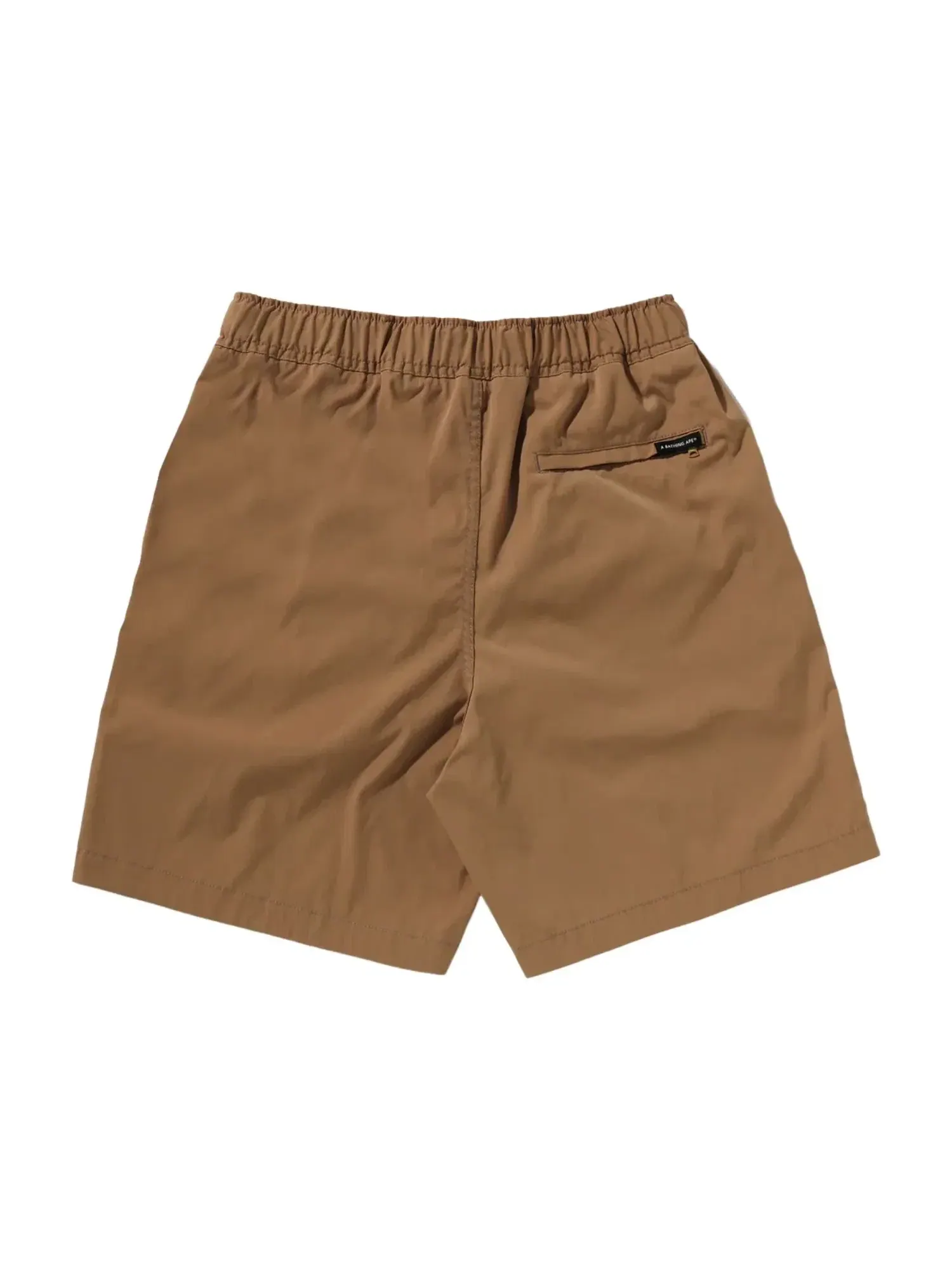 Мужские шорты с поясом и складками A Bathing Ape Belt 1 Pleat Elasticated Relaxed Fit Shorts — изображение 2 из 2, коричневый