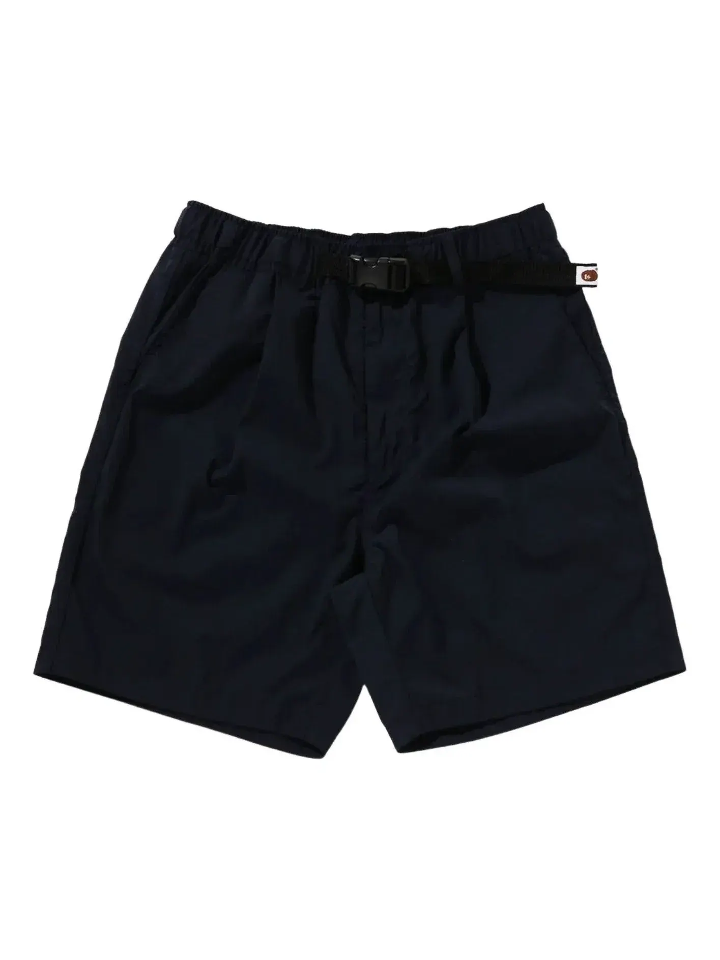 Мужские шорты свободного кроя с эластичным поясом A Bathing Ape Belt 1 Pleat — изображение 1 из 2, темно-синий