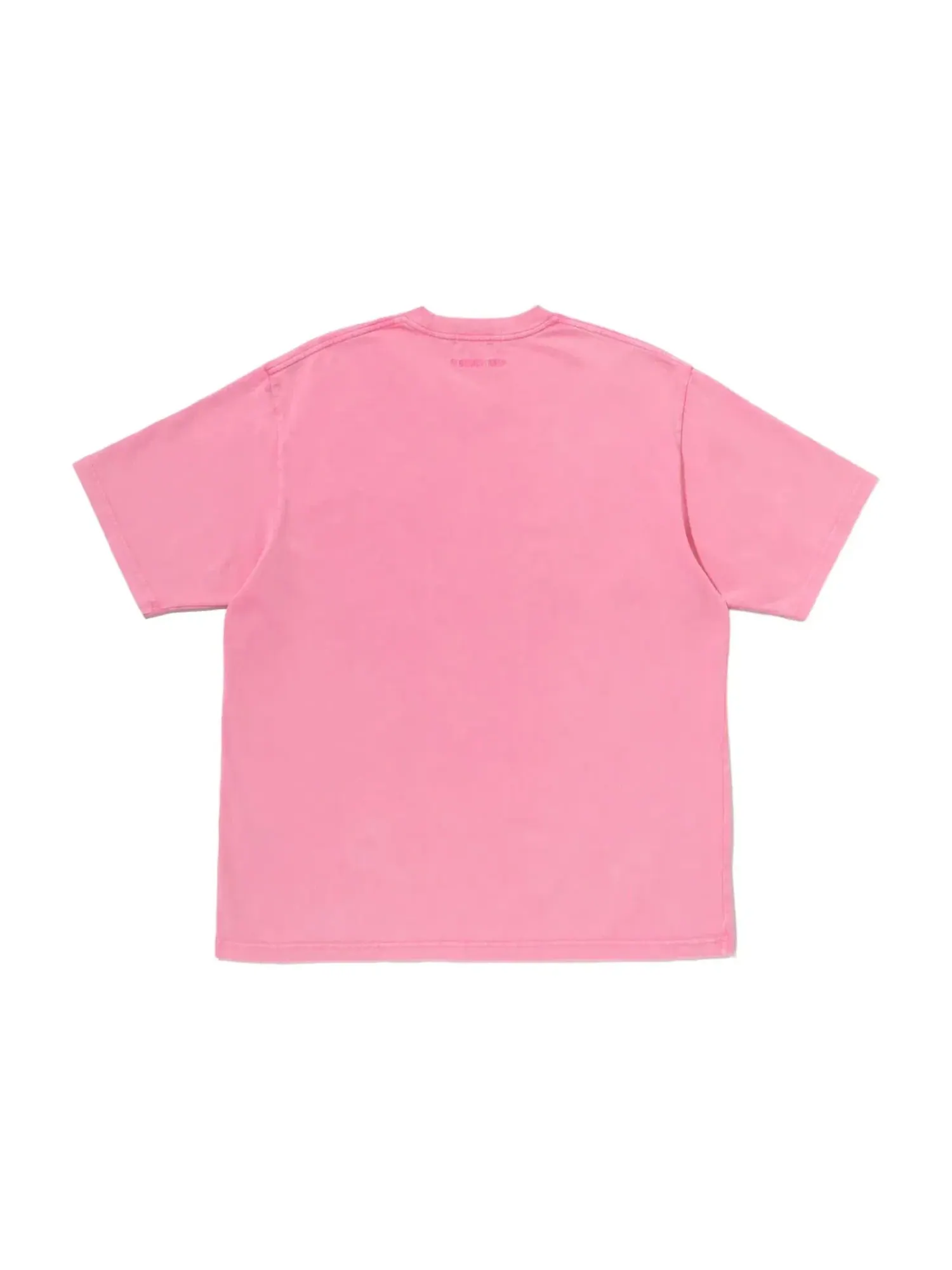 Мужская футболка с принтом A Bathing Ape Garment Dyed One Point Relaxed Fit T-Shirt — изображение 2 из 4, розовый