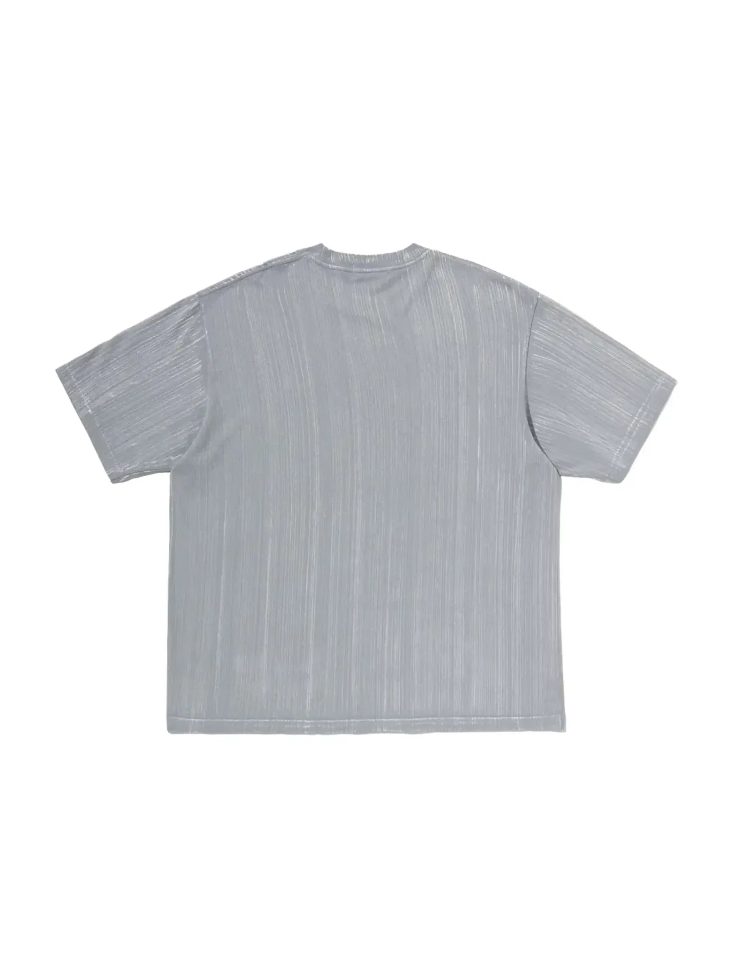 Мужская футболка с принтом A Bathing Ape Brush College Relaxed Fit T-Shirt — изображение 2 из 3, серый