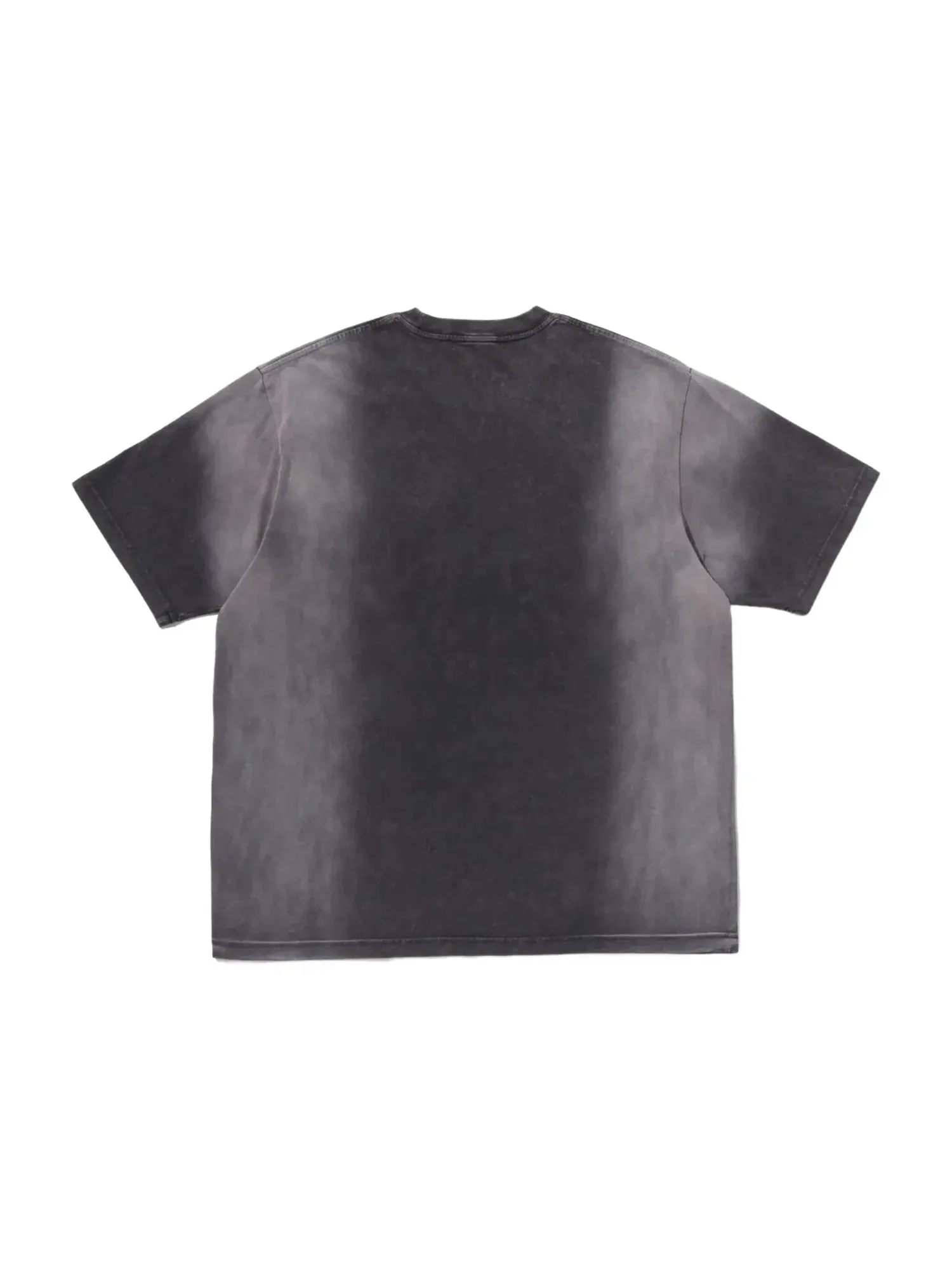 Мужская футболка свободного кроя с принтом Bleeched Multi Ape Head Logo A Bathing Ape — изображение 2 из 2, черный