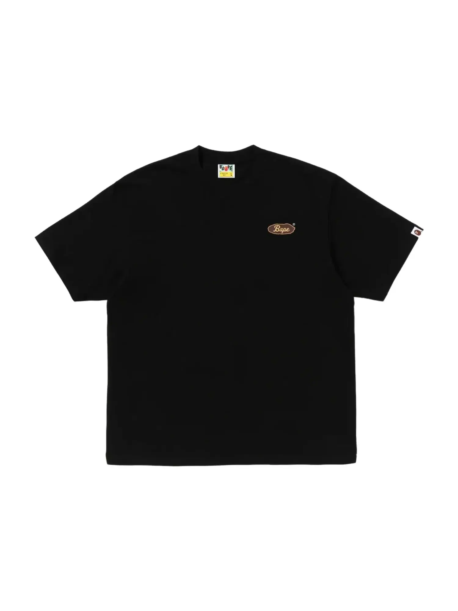 Мужская футболка с принтом A Bathing Ape Skateboard BAPE Logo Relaxed Fit — изображение 2 из 2, черный