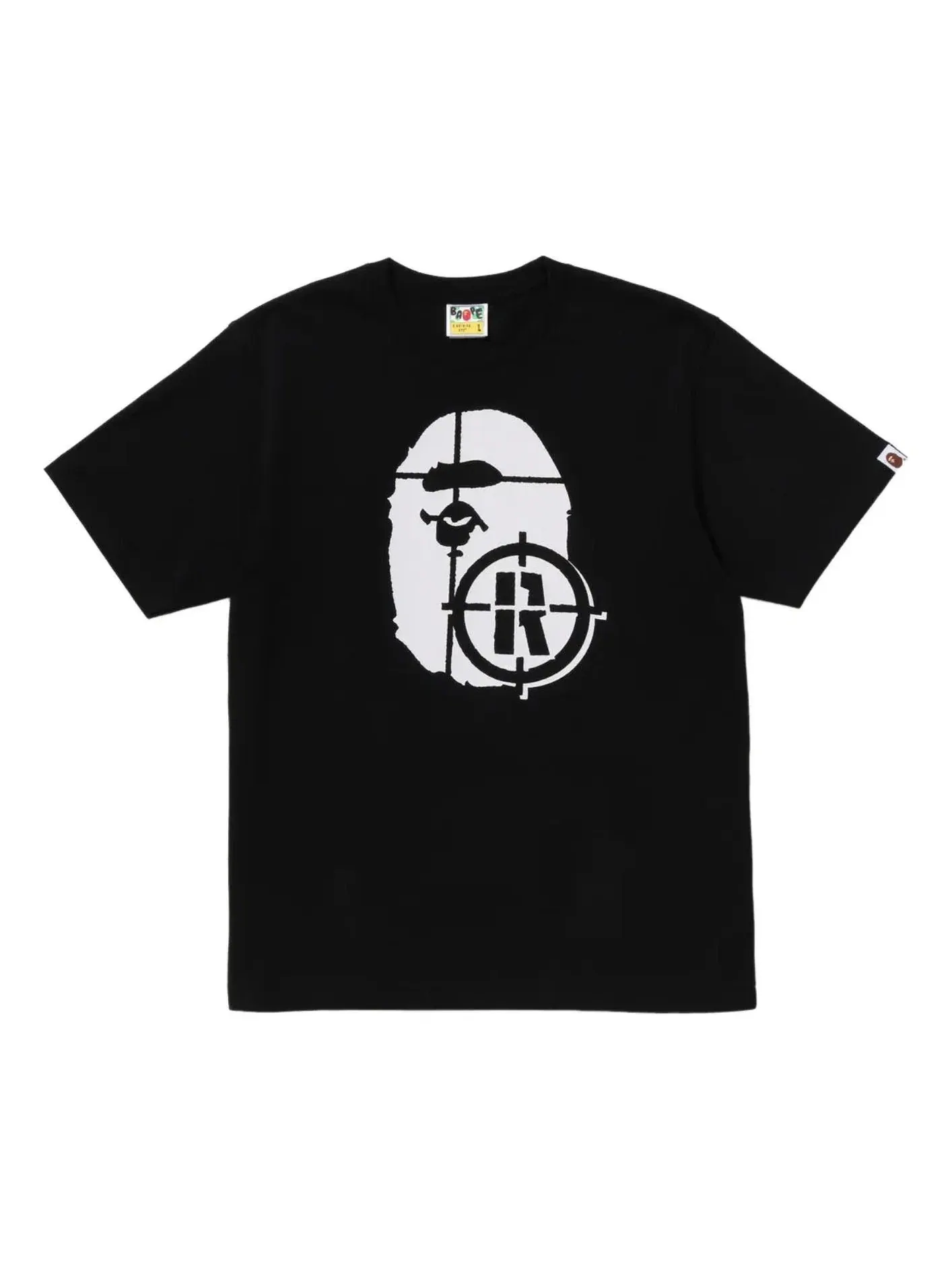 Мужская футболка с принтом Hunting Ape Head A Bathing Ape — изображение 1 из 2, черный