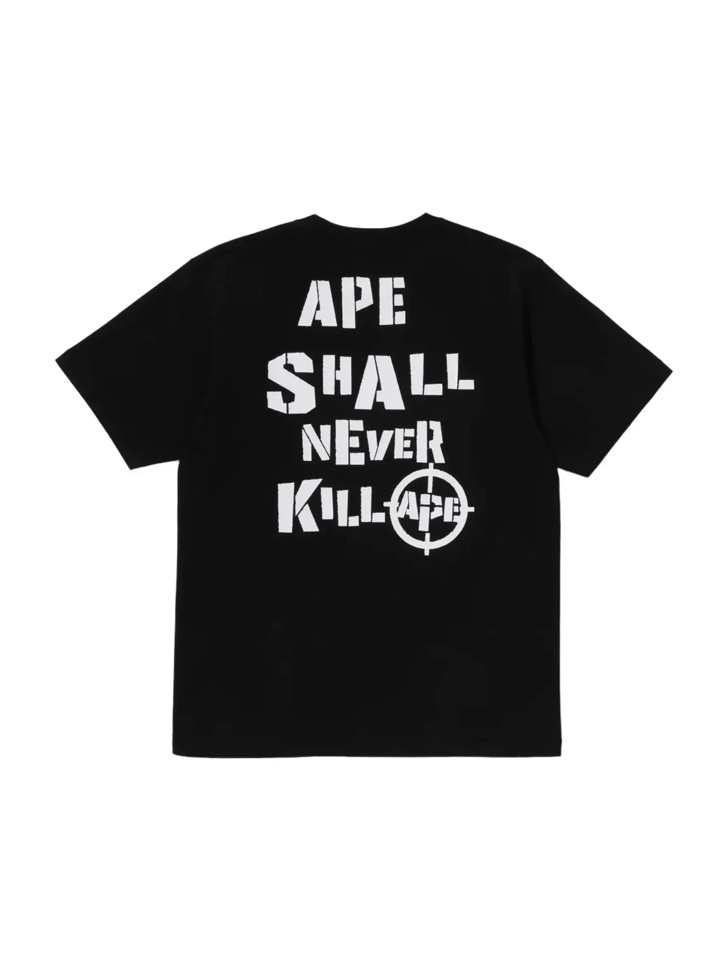 Мужская футболка с принтом Hunting Ape Head A Bathing Ape — изображение 2 из 2, черный
