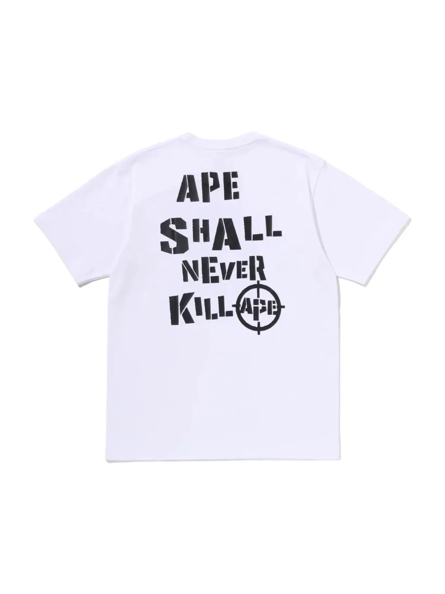 Мужская футболка с принтом Hunting Ape Head A Bathing Ape — изображение 2 из 2, черный