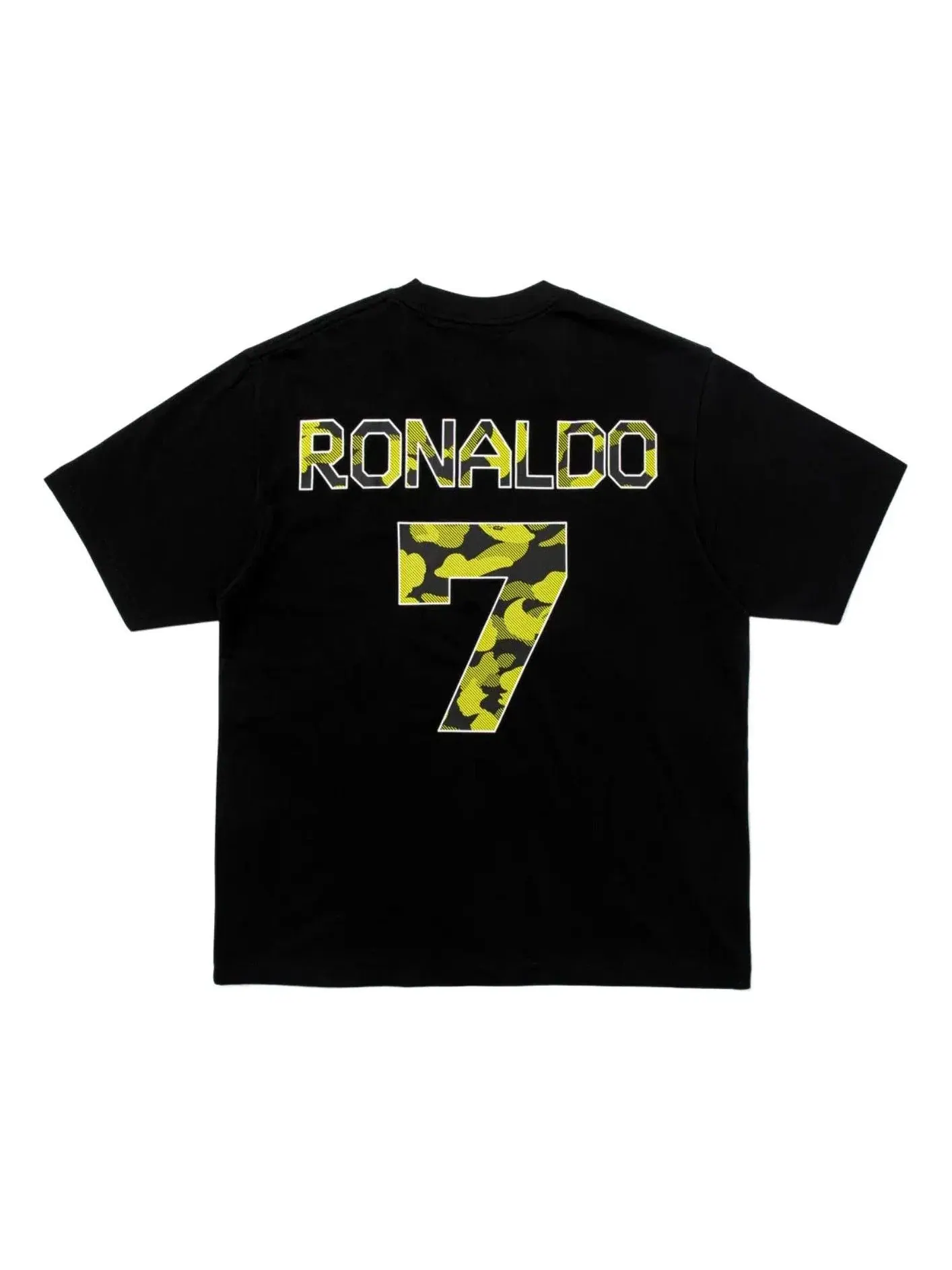 Мужская футболка свободного кроя с принтом CR7 Life College A Bathing Ape — изображение 2 из 2, черный