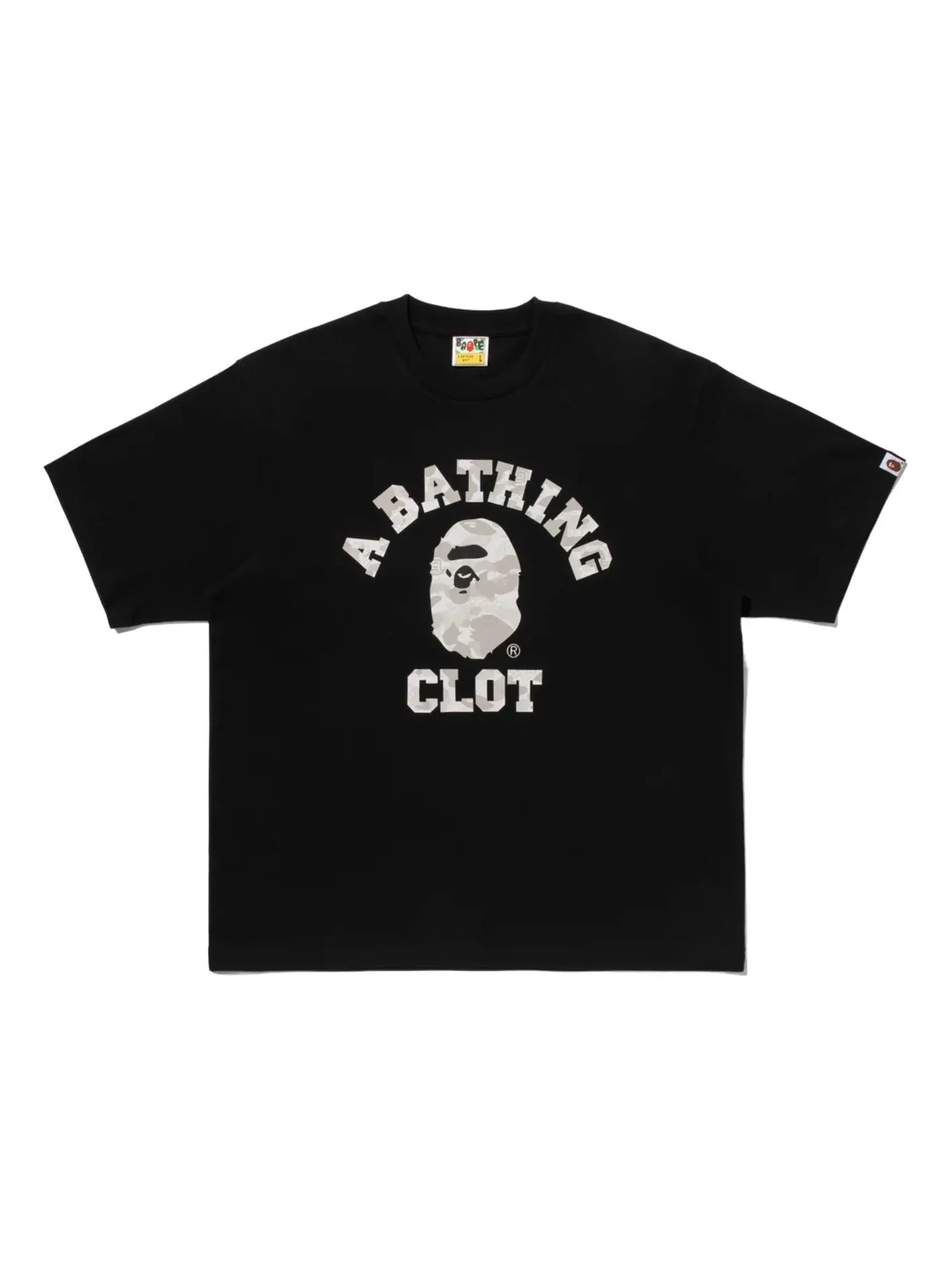 A Bathing Ape Футболка BAPE X Clot Camo College Relaxed Fit — изображение 1 из 3, черный