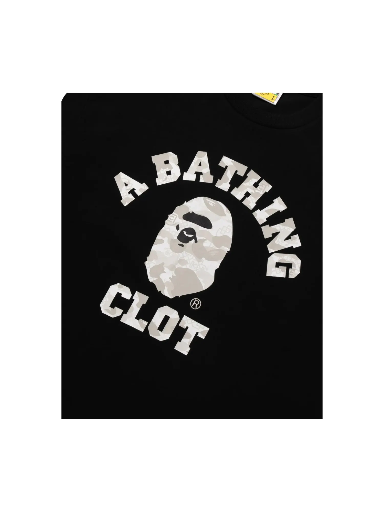 A Bathing Ape Футболка BAPE X Clot Camo College Relaxed Fit — изображение 3 из 3, черный