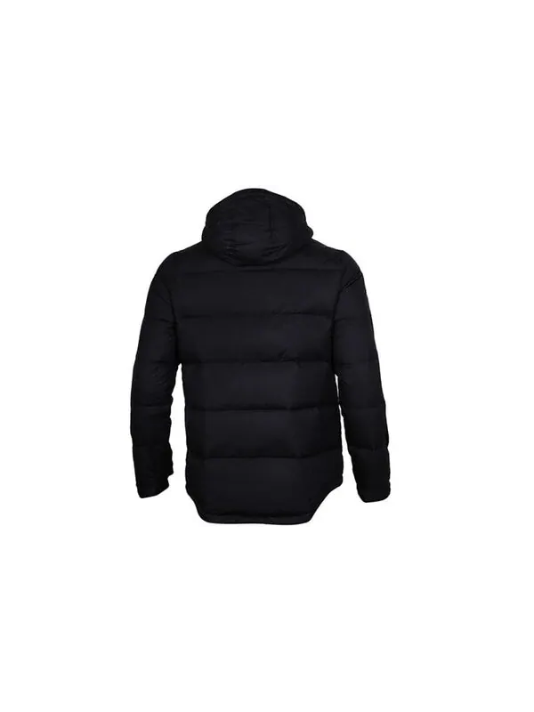 Куртка short hooded sports down warm jacket 'black' Converse — изображение 2 из 2, черный