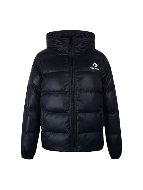 Куртка down fill puffer jacket 'black' Converse — изображение 1 из 2, черный