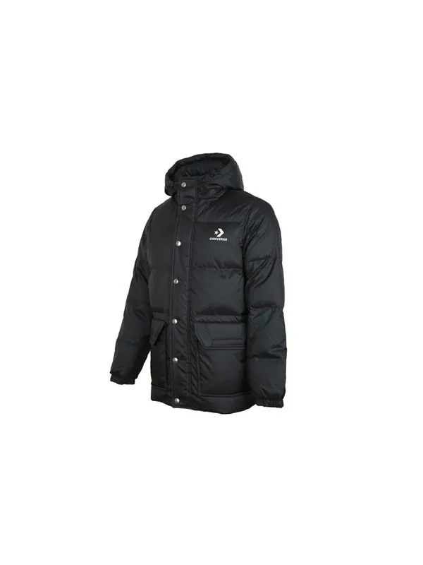 Куртка down fill puffer jacket 'black' Converse — изображение 3 из 4, черный