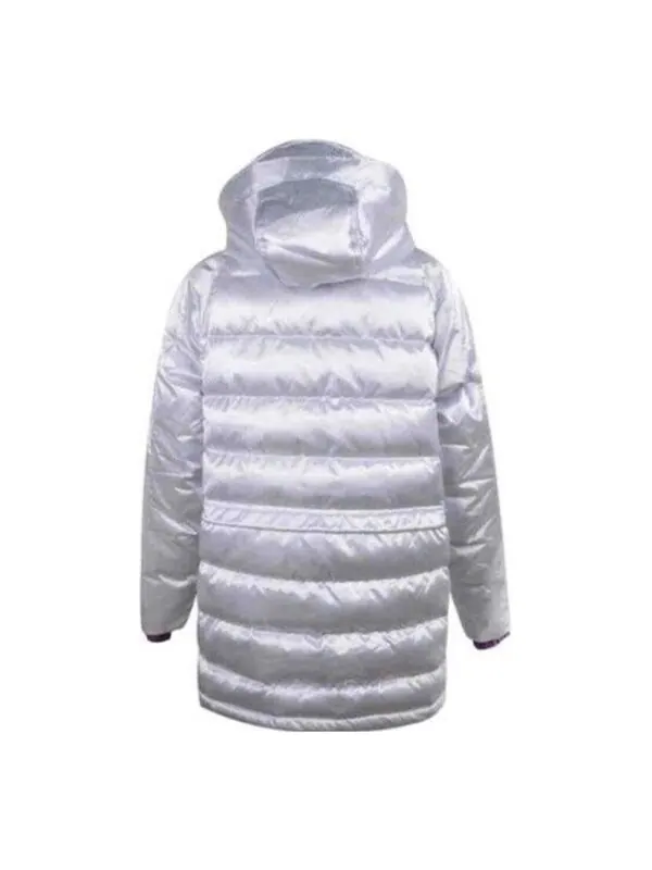 Куртка iridescent sideline down jacket 'silver' Converse — изображение 2 из 2, серебряный