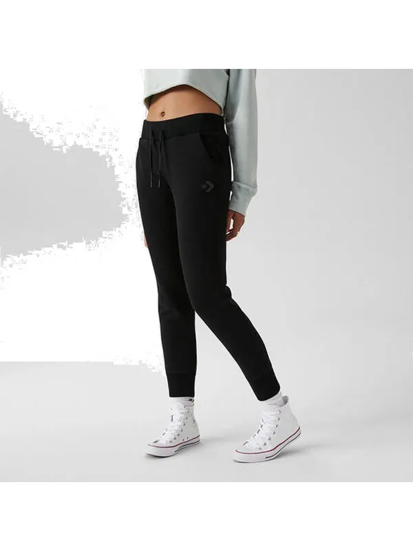 Брюки knitted sweatpants 'black' Converse — изображение 3 из 3, черный