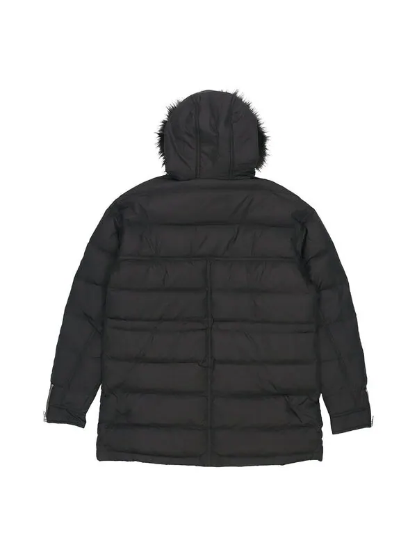 Куртка long down jacket 'black' Converse — изображение 2 из 2, черный