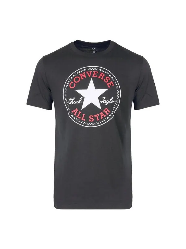 Футболка chuck patch t-shirt 'black' Converse — изображение 1 из 1, черный