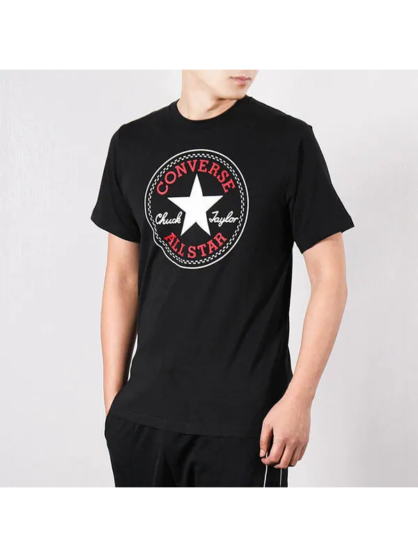 Футболка all star classical round-neck tee men black Converse — изображение 3 из 4, черный