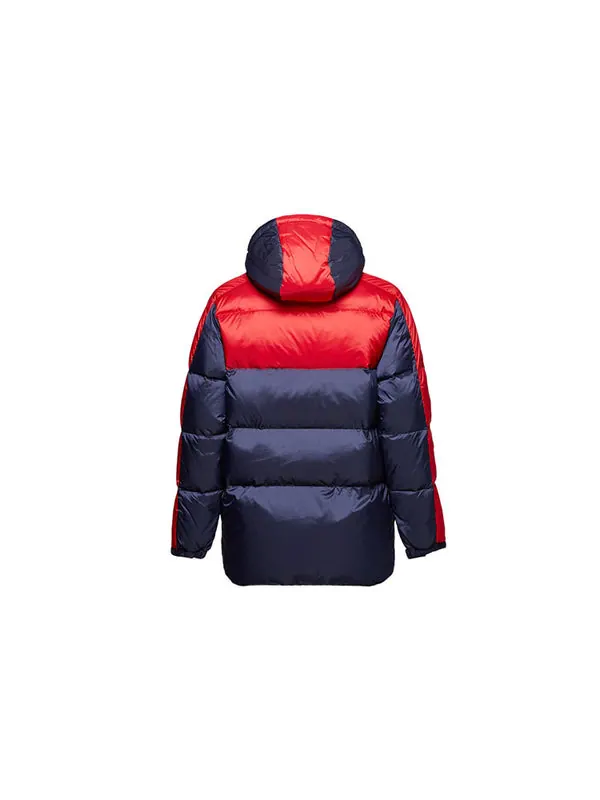 Куртка winter down fill puffer jacket 'navy red' Converse — изображение 2 из 2, темно-синий/красный