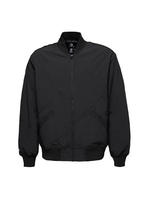 Куртка star chevron bomber jacket 'black' Converse — изображение 1 из 4, черный